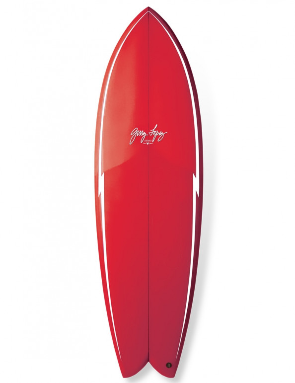 Gerry Lopez Something Fishy surfboard 6ft 0 - Red main product photo