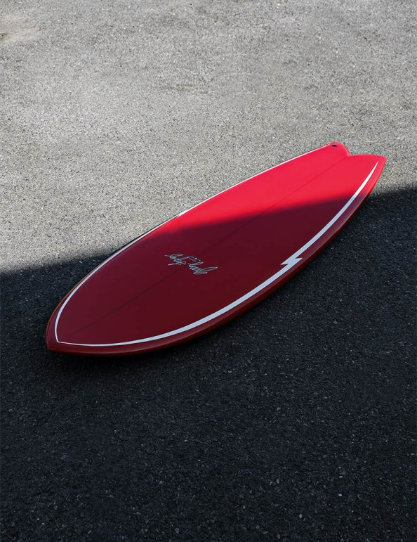 Gerry Lopez Something Fishy surfboard 6ft 0 - Red