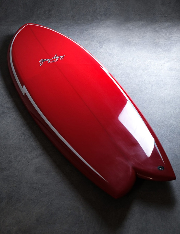 Gerry Lopez Something Fishy surfboard 6ft 0 - Red