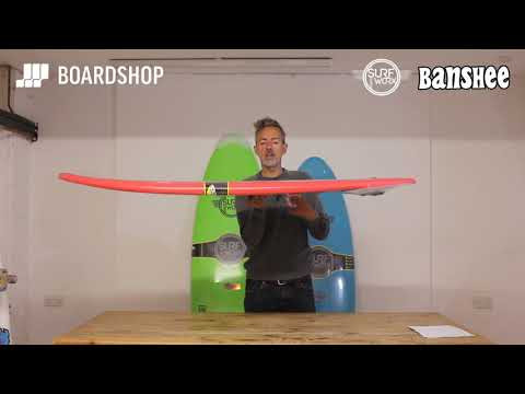Surfworx Banshee Mini Mal soft surfboard 9ft 0 - Blue