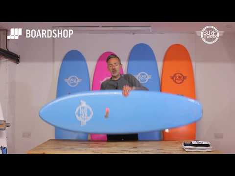 Surfworx Base Mini Mal soft surfboard 7ft 6 - Orange