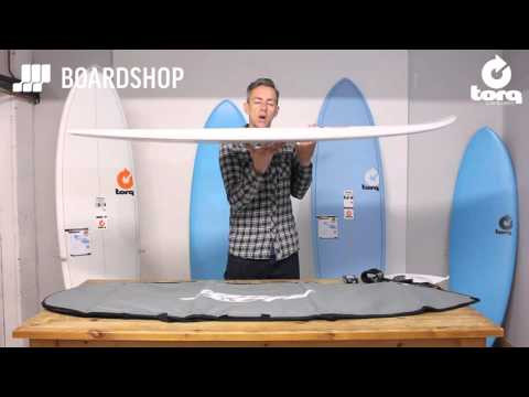 Torq Mod Fish surfboard 7ft 2 - Miami Blue