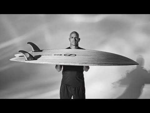 Slater Designs Volcanic Great White surfboard 5ft 9 - Futures