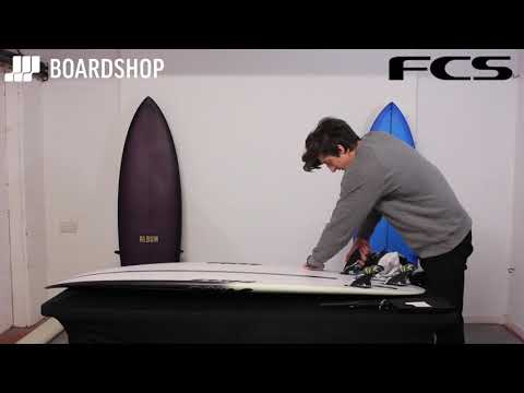 FCS II Album Twin + 1 PG Fins Medium/Large - Black/Gold