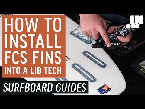 Lib Tech RRIPS Tri Quad Fins Medium - Orange/Black