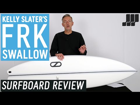 Slater Designs Ibolic FRK Swallow Surfboard 5ft 11 Futures - White