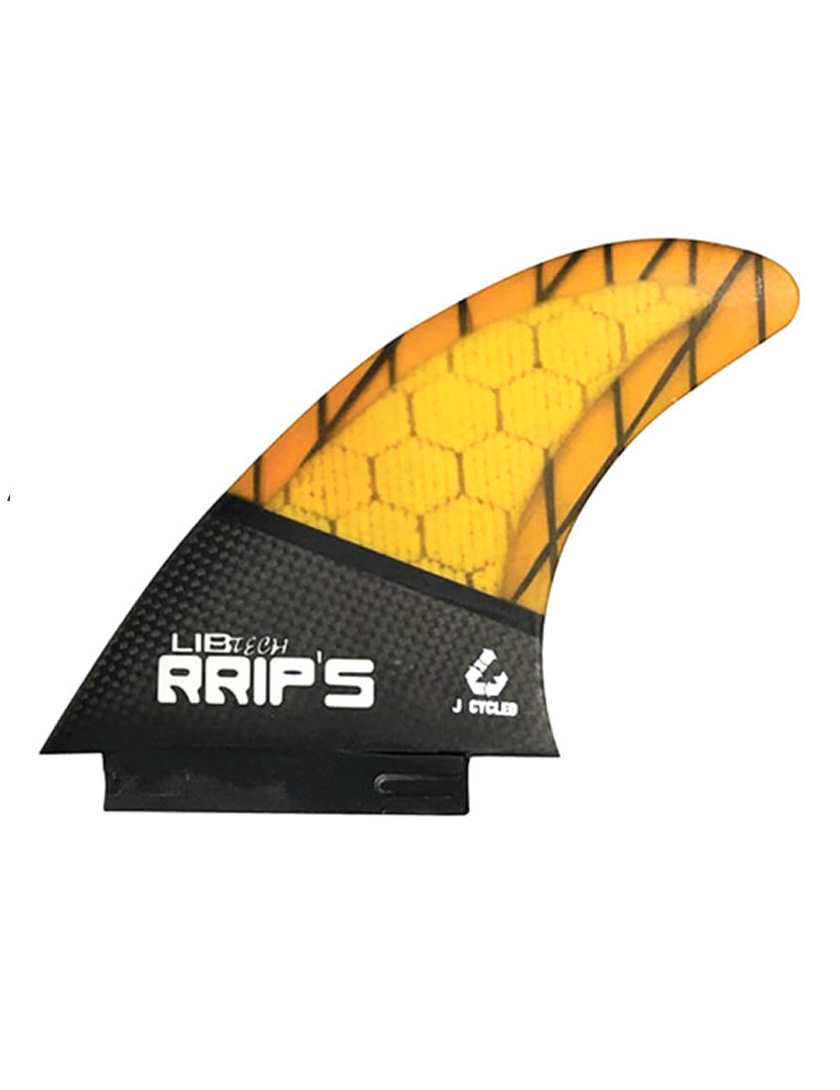 Lib Tech RRIPS Tri Quad Fins Medium - Orange/Black main product photo