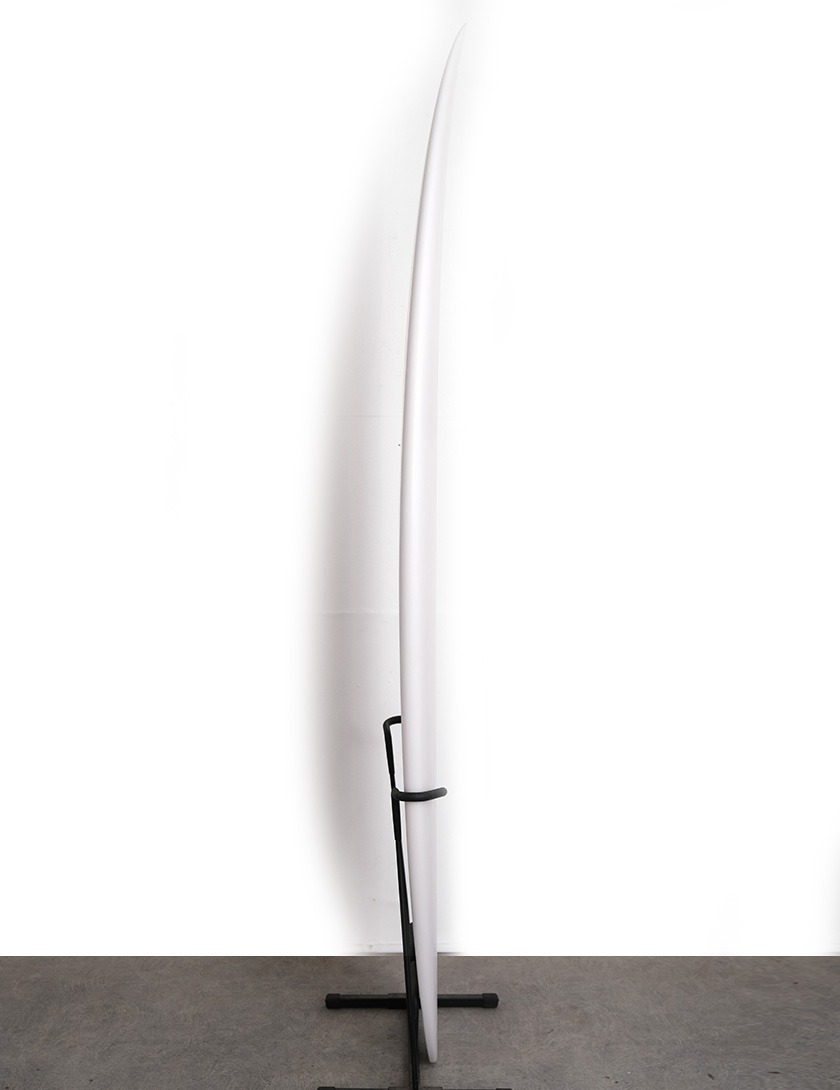 Mark Phipps One Bad Egg surfboard 7ft 6 Futures - White