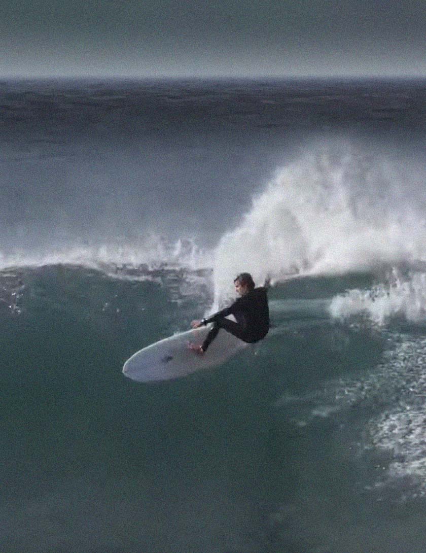 Mark Phipps One Bad Egg surfboard 7ft 6 FCS II - White