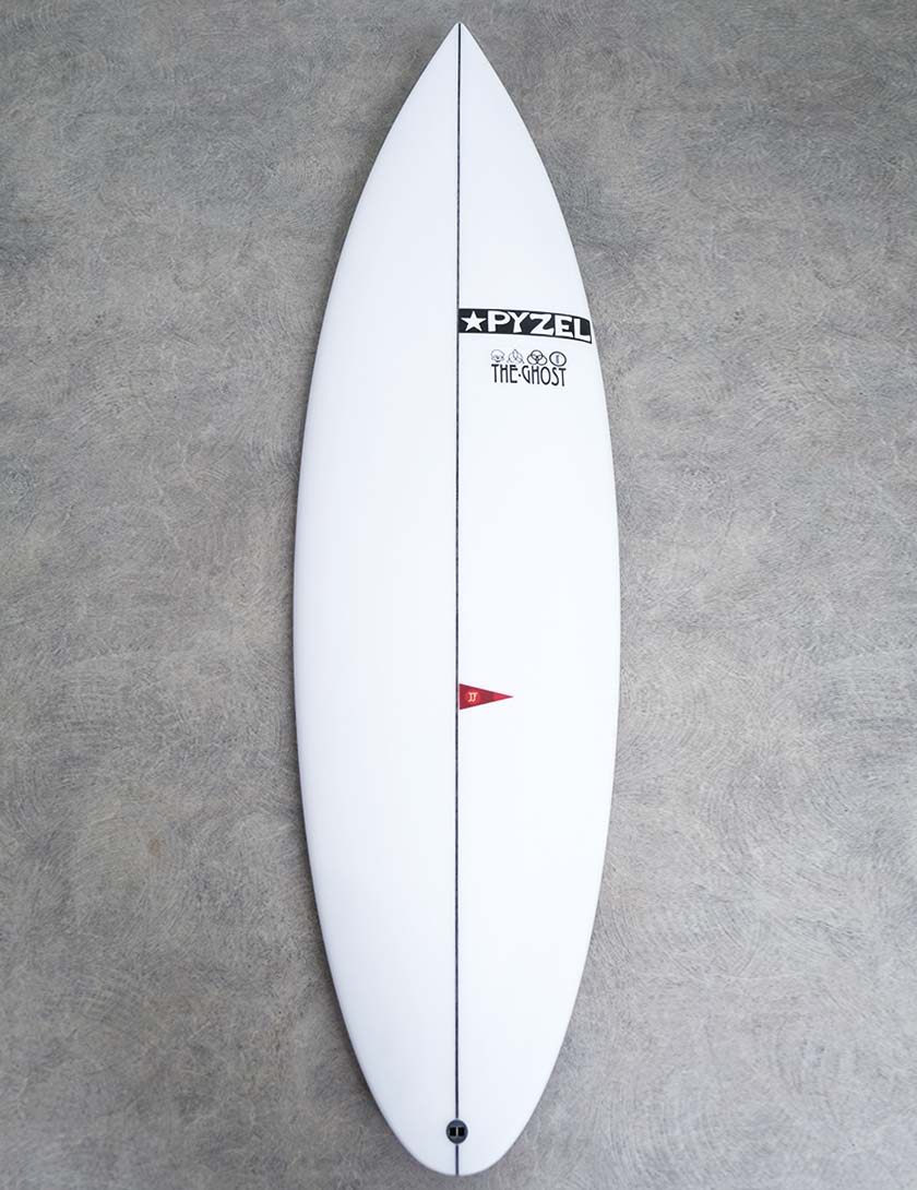 Pyzel Ghost surfboard 6ft 5 Futures - White