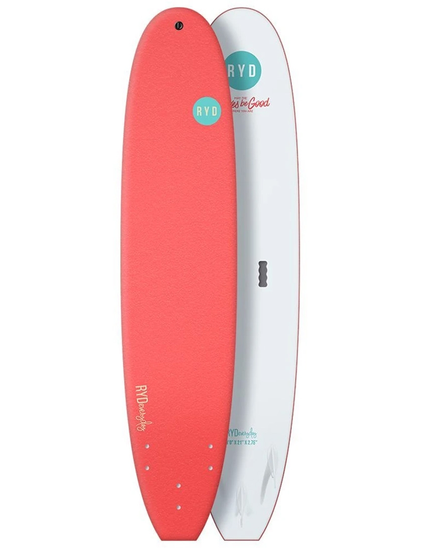 RYD Everyday Soft Surfboard 8ft 0 - Coral