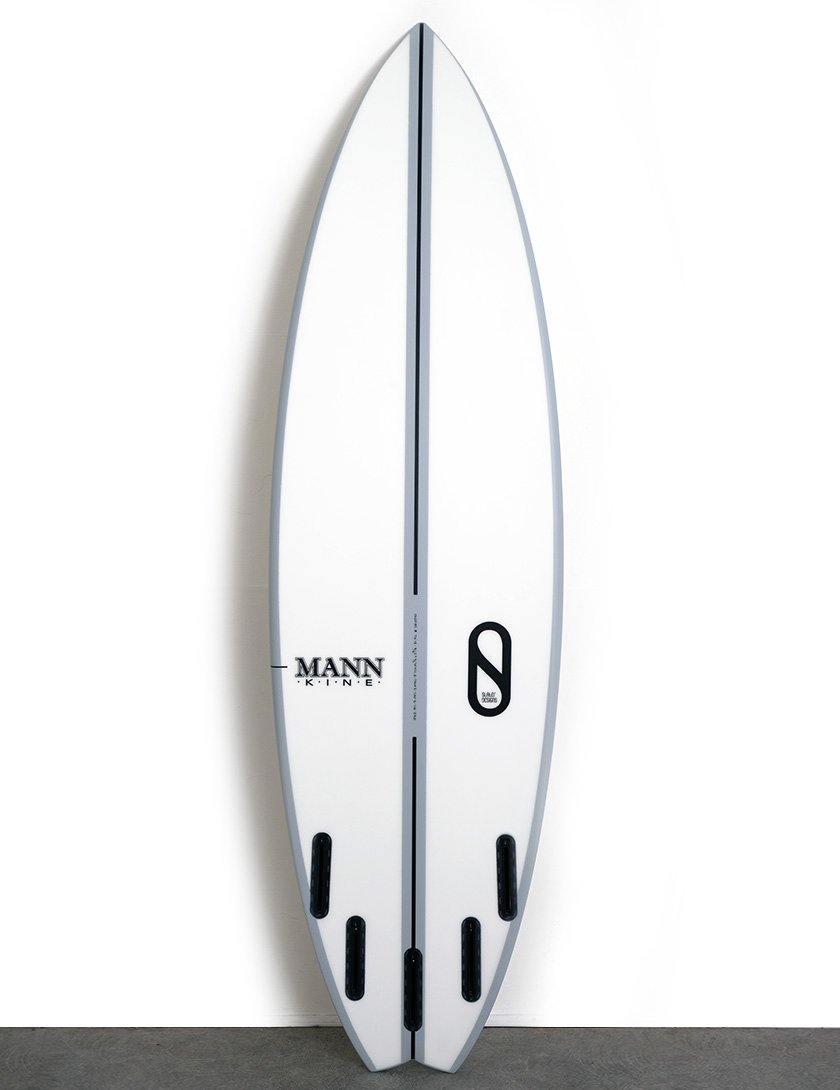 Slater Designs Ibolic FRK Swallow Surfboard 5ft 11 Futures - White