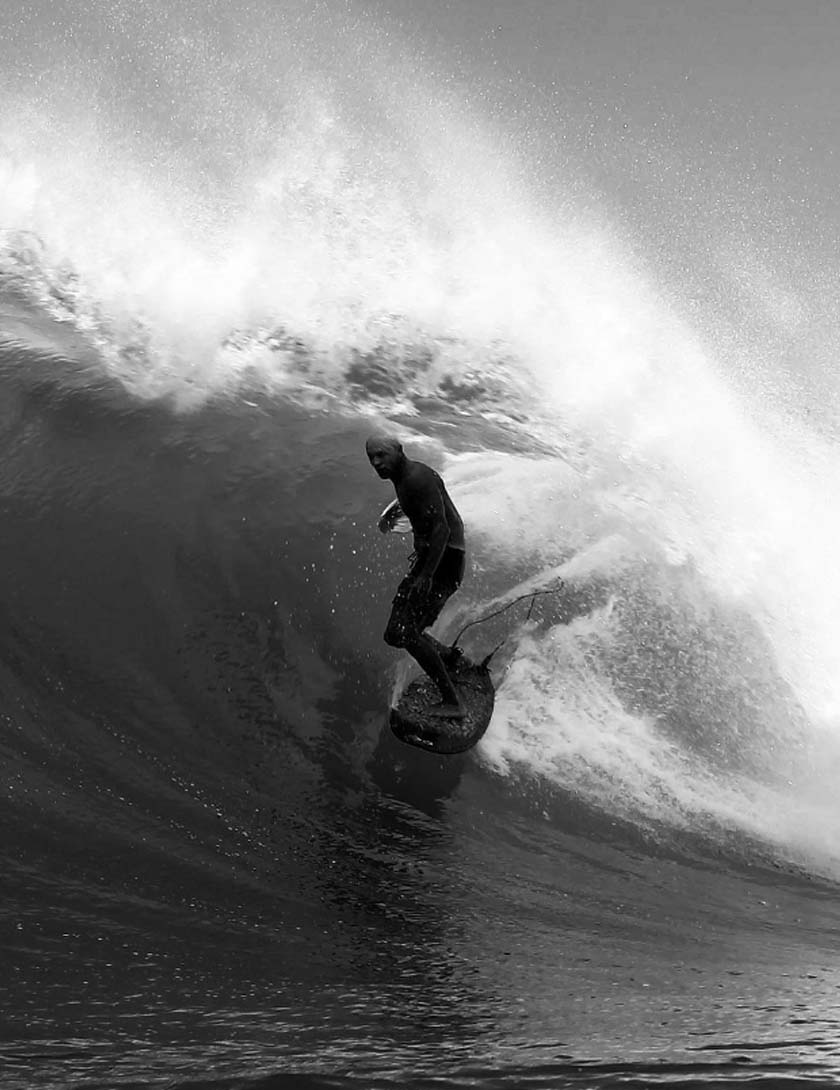 Slater Designs Volcanic Great White surfboard 5ft 9 - Futures