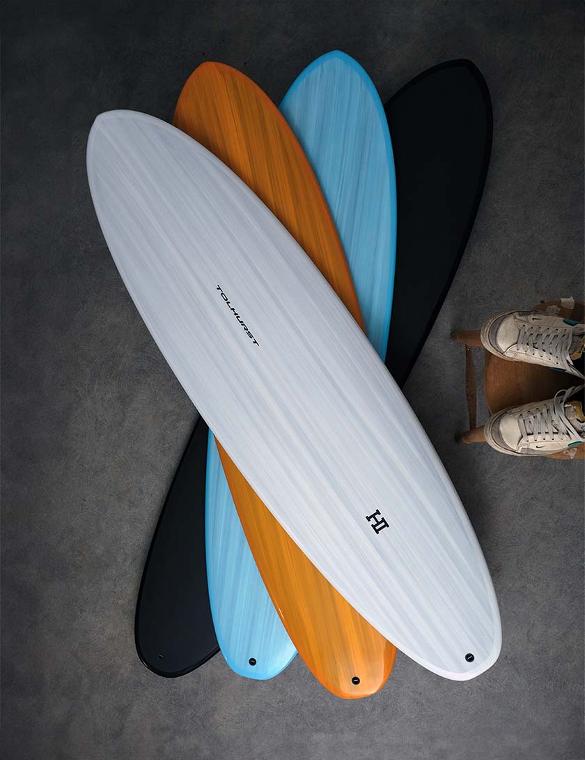 Thunderbolt Harley Ingleby Mini Moe Surfboard 6ft 10 FCS II - Light Blue