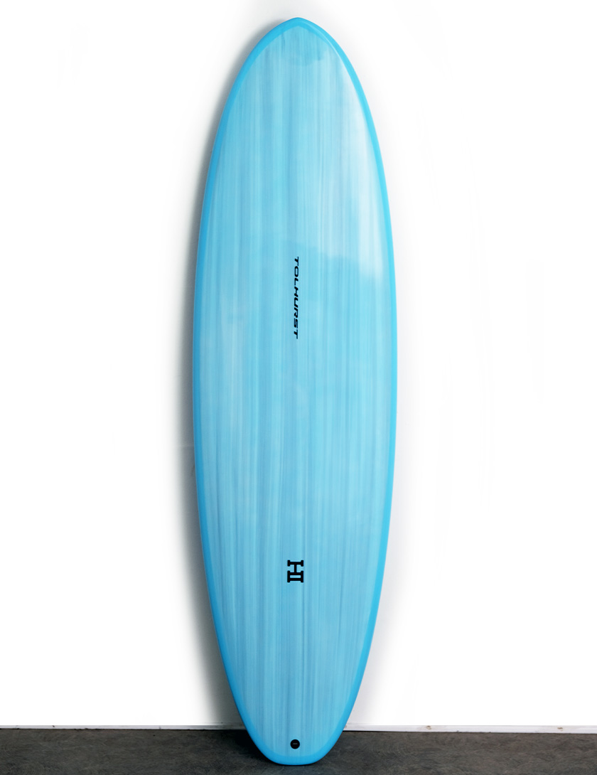 Thunderbolt Harley Ingleby Mini Moe Surfboard 6ft 10 FCS II - Light Blue main product photo
