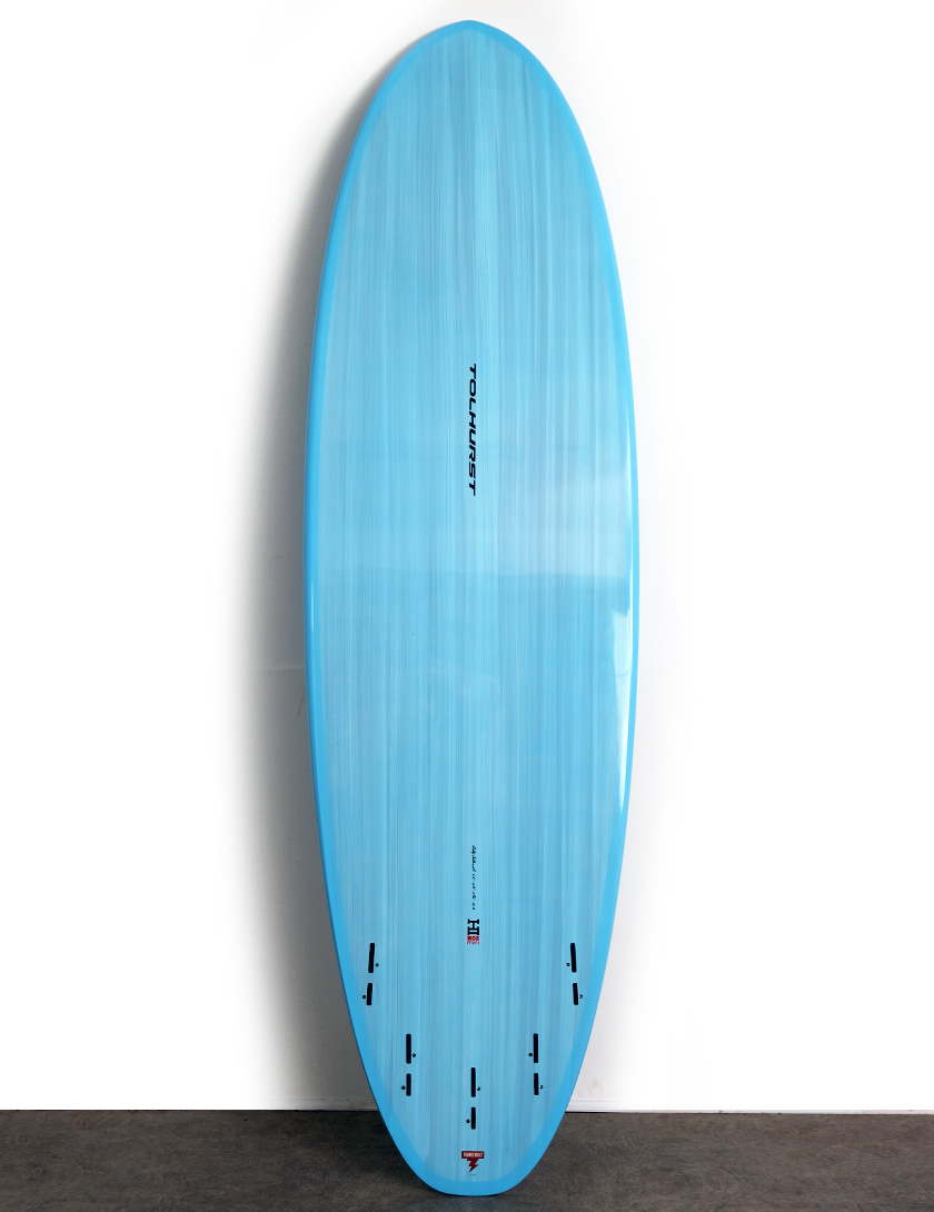 Thunderbolt Harley Ingleby Mini Moe Surfboard 6ft 10 FCS II - Light Blue