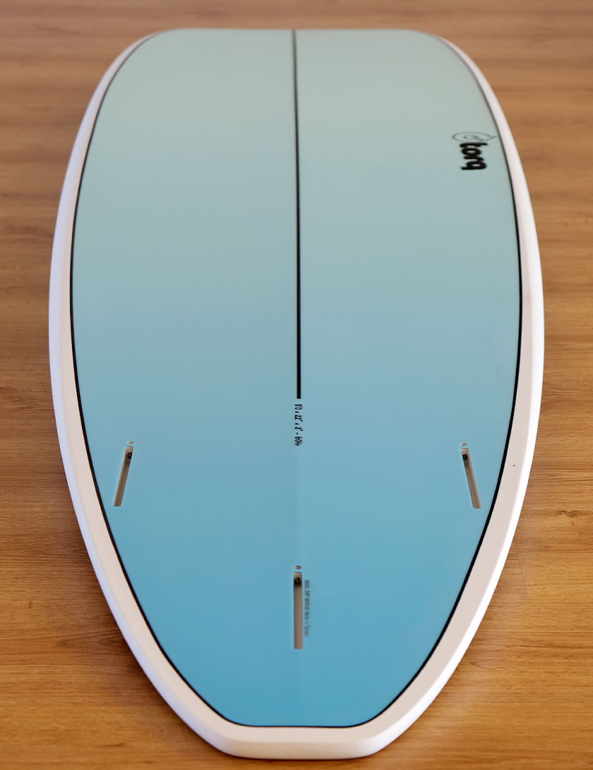 Torq Longboard surfboard 8ft 0 - Light Blue Fade