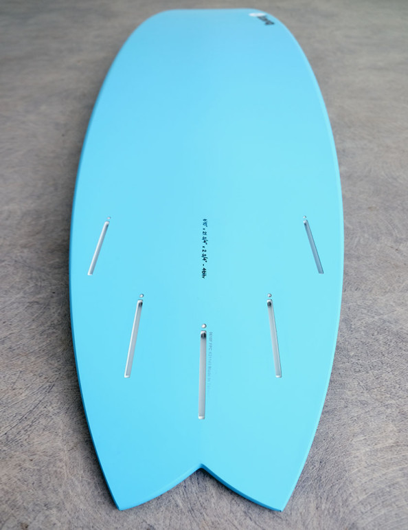 Torq Mod Fish surfboard 7ft 2 - Miami Blue