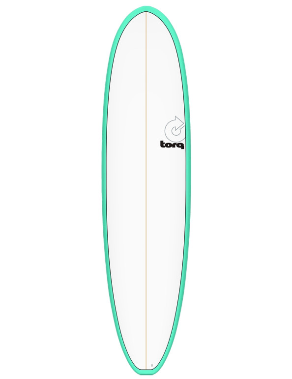 Torq Mod Fun V+ Surfboard 8ft 2 - Seagreen + Pinline main product photo