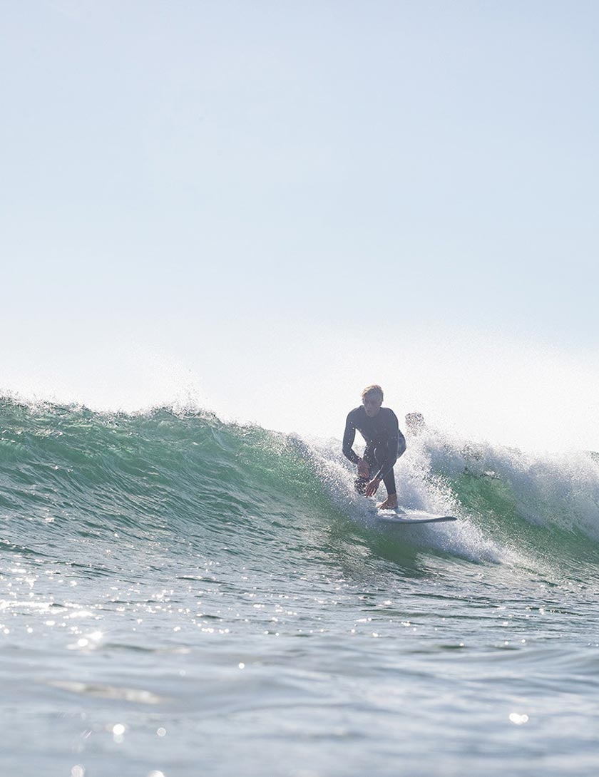 Torq Mod Fun V+ Surfboard 8ft 2 - Seagreen + Pinline