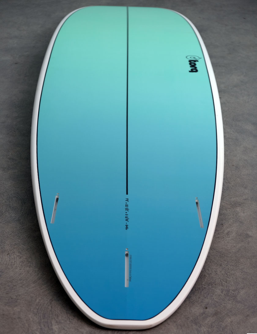 Torq Mod Fun V+ Surfboard 7ft 8 - Seagreen Fade