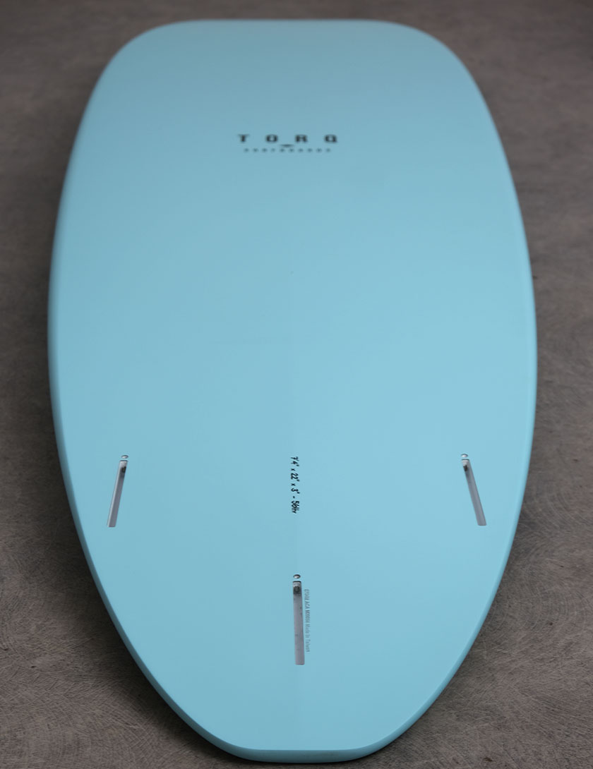 Torq Mod Fun V+ surfboard 8ft 2 - Blue Fibre Pattern