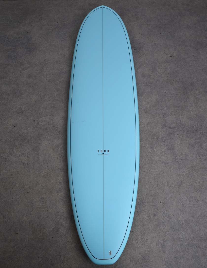 Torq Mod Fun V+ surfboard 8ft 2 - Blue Fibre Pattern
