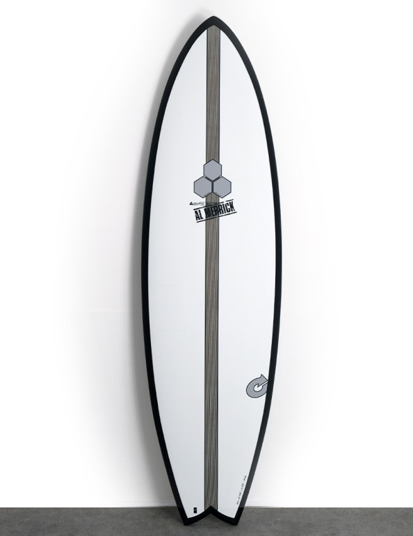 Torq x Channel Islands X-Lite Pod Mod surfboard 6ft 6 - Black Rail + Pinline main product photo