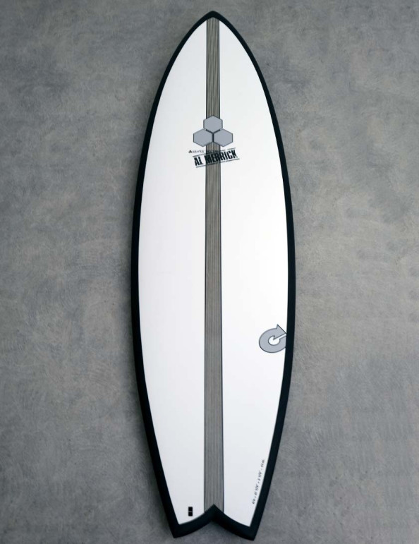 Torq x Channel Islands X-Lite Pod Mod surfboard 6ft 6 - Black Rail + Pinline