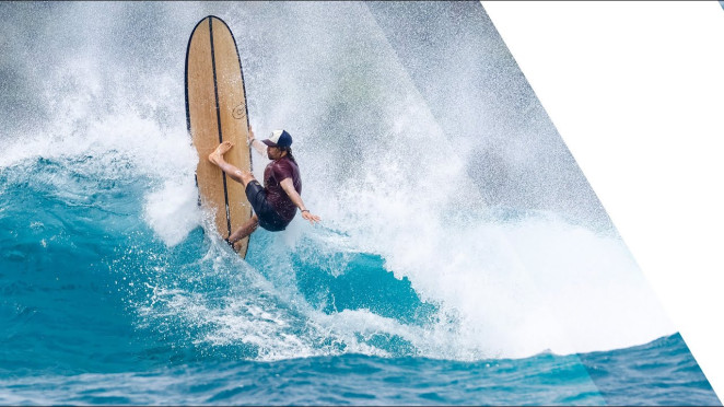 Torq Mod Fun V+ Surfboard 8ft 2 - Seagreen + Pinline