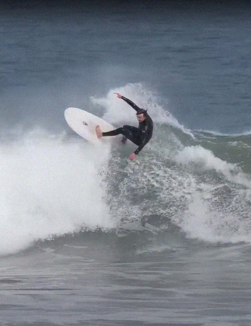 Mark Phipps One Bad Egg surfboard 6ft 6 FCS II - White